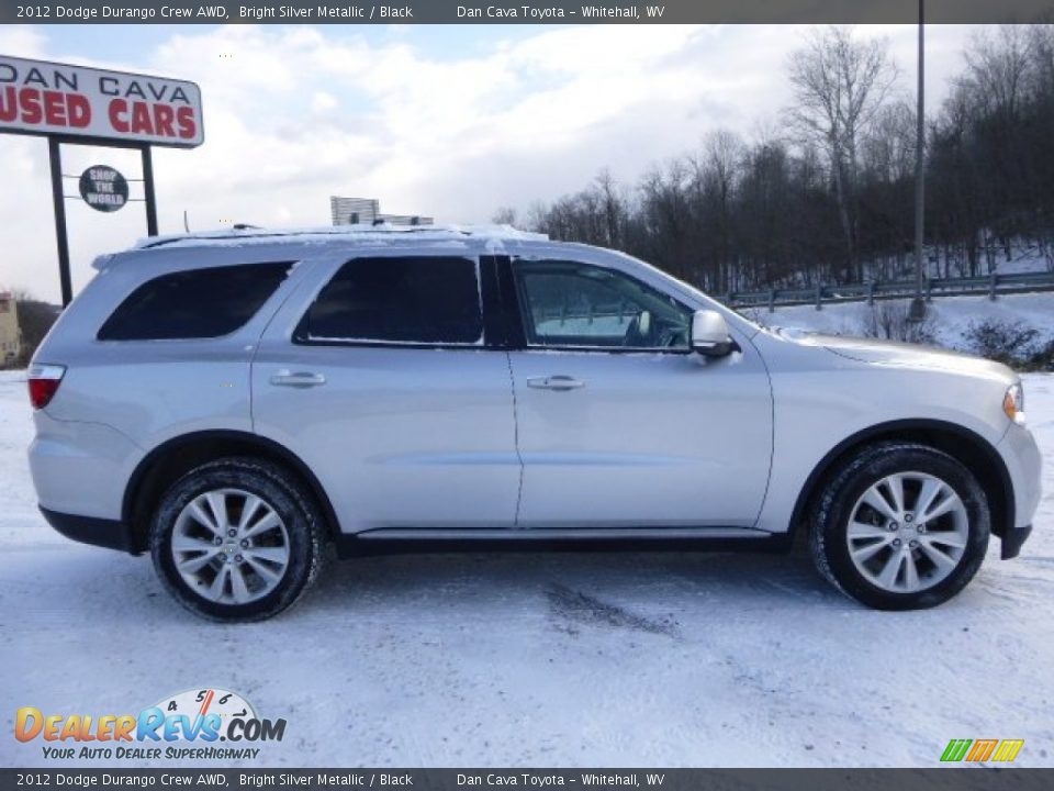 2012 Dodge Durango Crew AWD Bright Silver Metallic / Black Photo #2