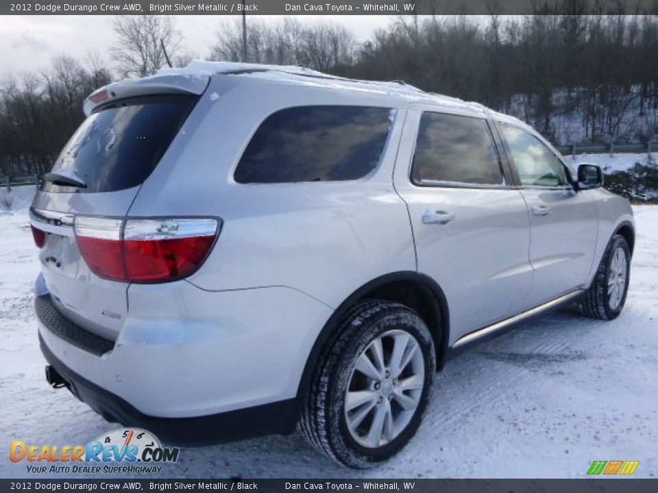 2012 Dodge Durango Crew AWD Bright Silver Metallic / Black Photo #3