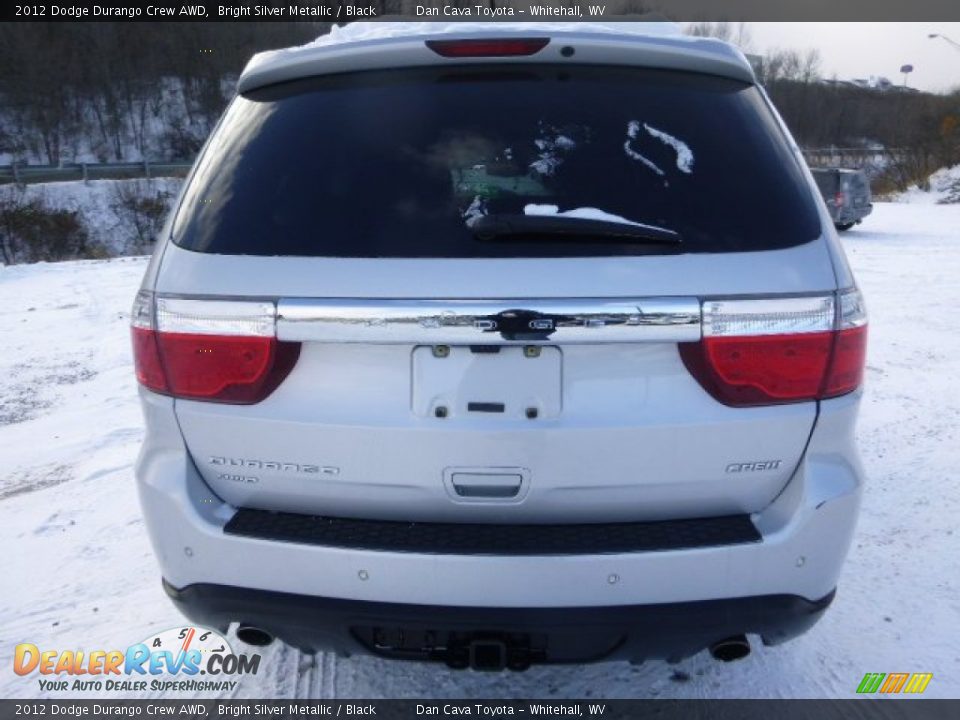 2012 Dodge Durango Crew AWD Bright Silver Metallic / Black Photo #4