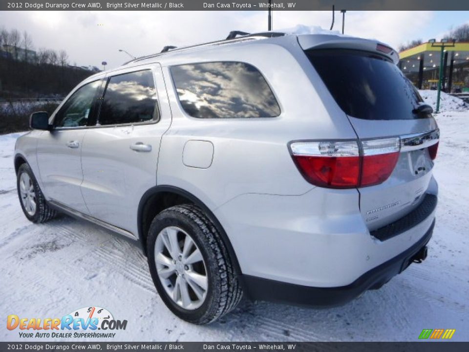 2012 Dodge Durango Crew AWD Bright Silver Metallic / Black Photo #5