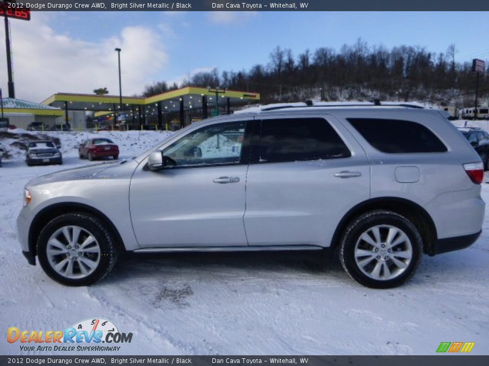 2012 Dodge Durango Crew AWD Bright Silver Metallic / Black Photo #6