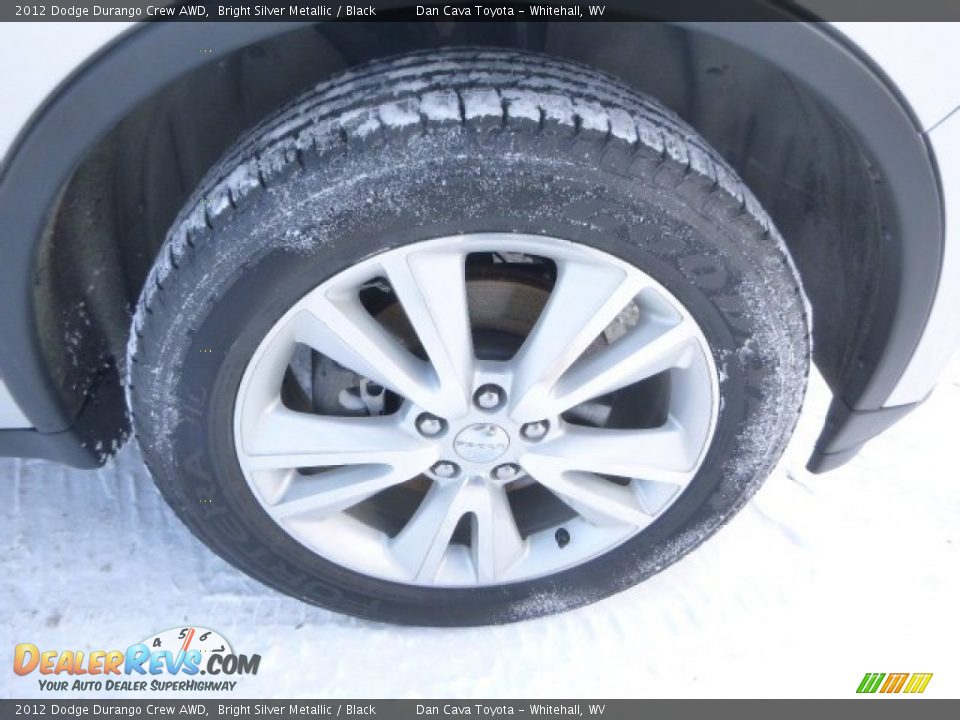 2012 Dodge Durango Crew AWD Bright Silver Metallic / Black Photo #9
