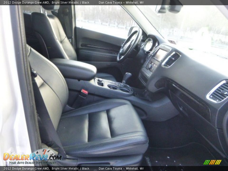 2012 Dodge Durango Crew AWD Bright Silver Metallic / Black Photo #12