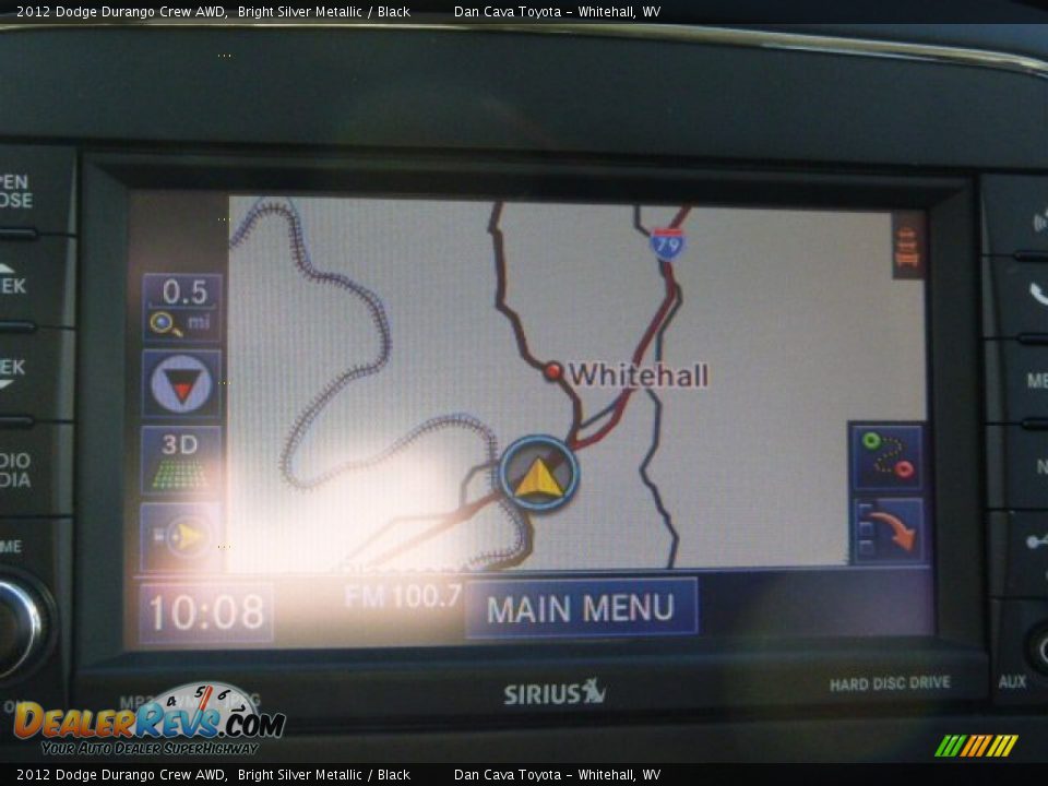 2012 Dodge Durango Crew AWD Bright Silver Metallic / Black Photo #17