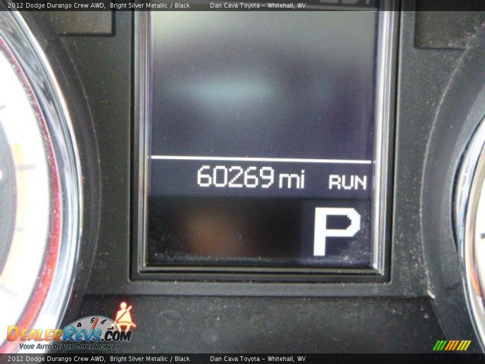 2012 Dodge Durango Crew AWD Bright Silver Metallic / Black Photo #18