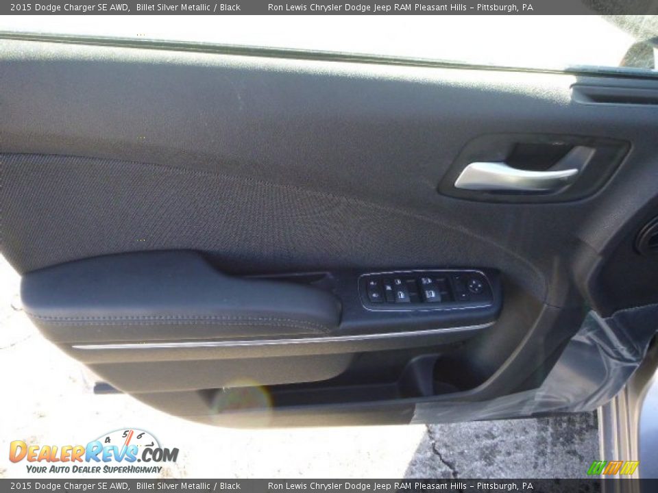 2015 Dodge Charger SE AWD Billet Silver Metallic / Black Photo #16