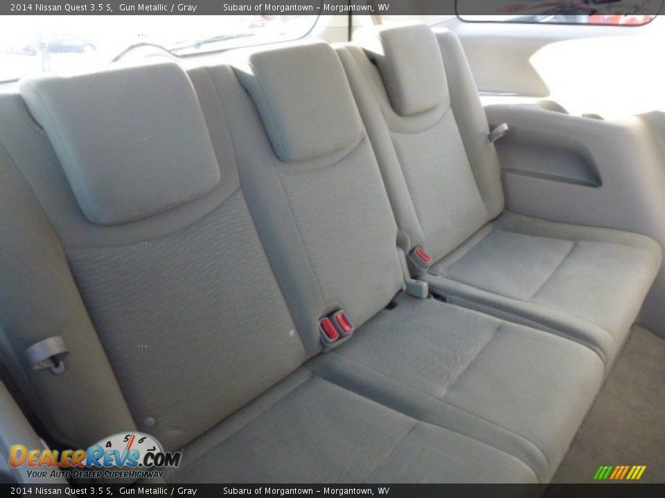 2014 Nissan Quest 3.5 S Gun Metallic / Gray Photo #14