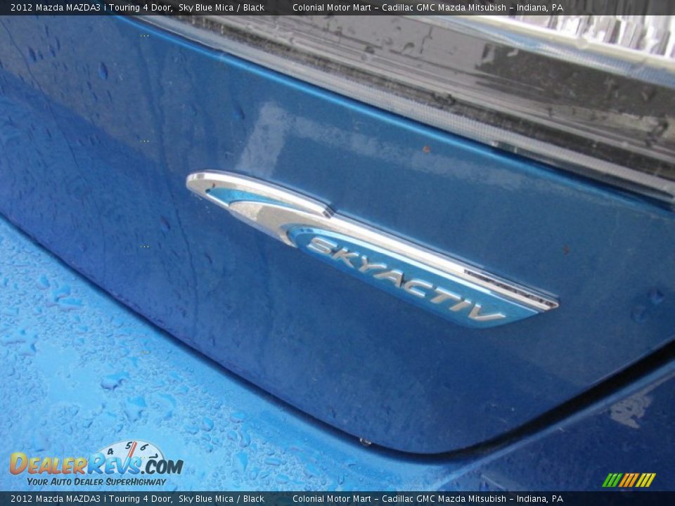 2012 Mazda MAZDA3 i Touring 4 Door Sky Blue Mica / Black Photo #4