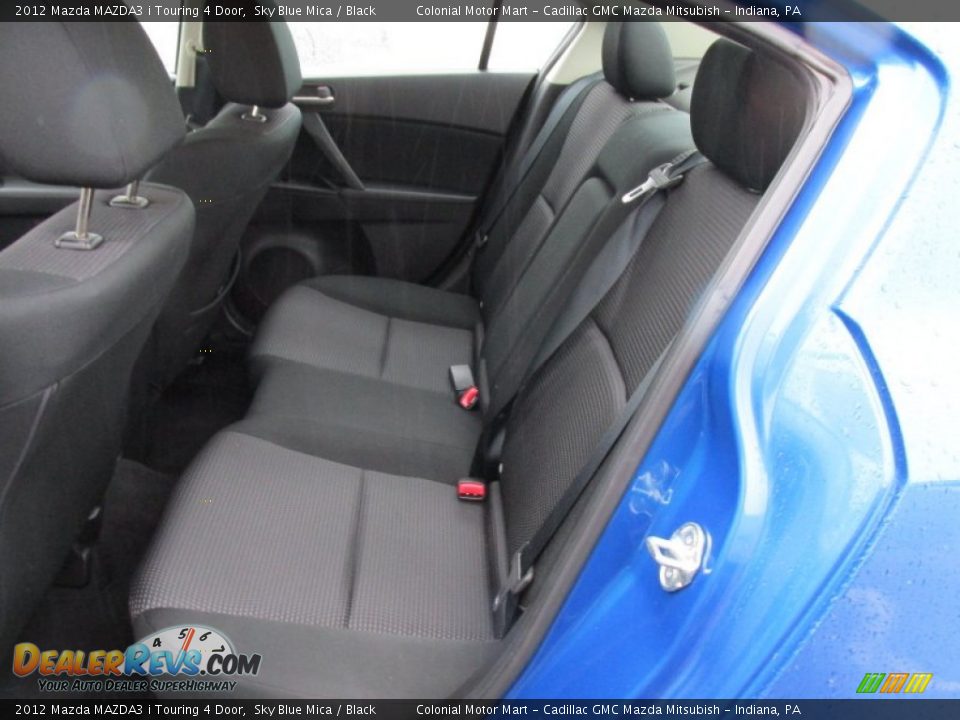 2012 Mazda MAZDA3 i Touring 4 Door Sky Blue Mica / Black Photo #9