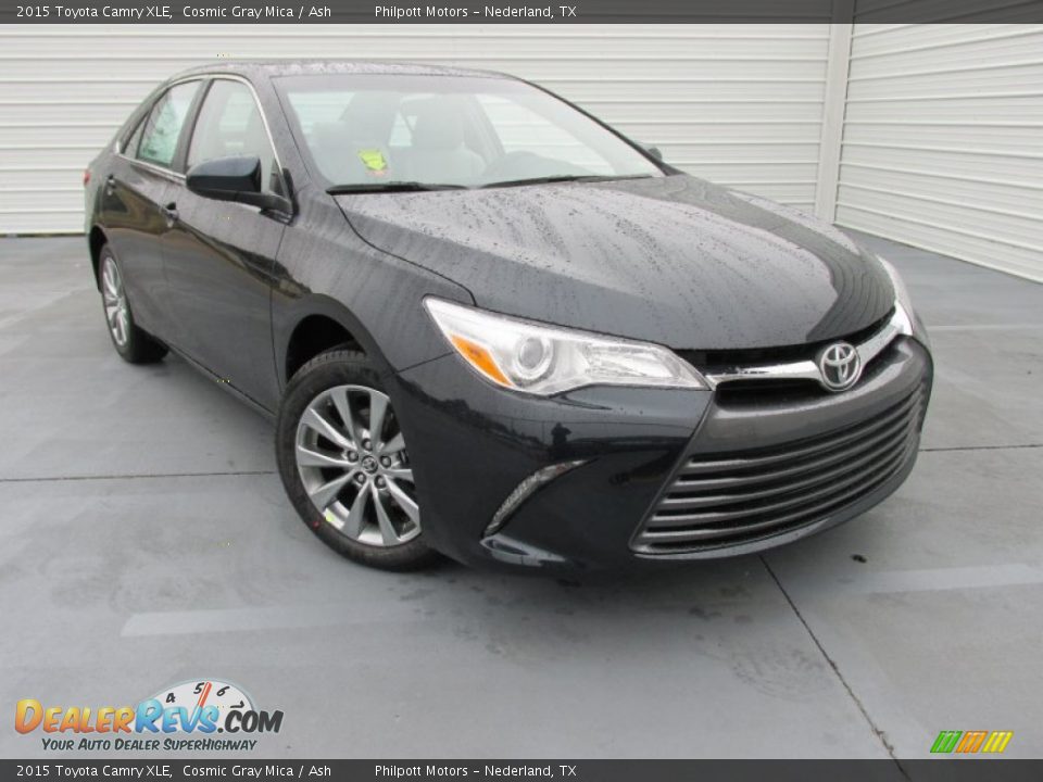 2015 Toyota Camry XLE Cosmic Gray Mica / Ash Photo #2