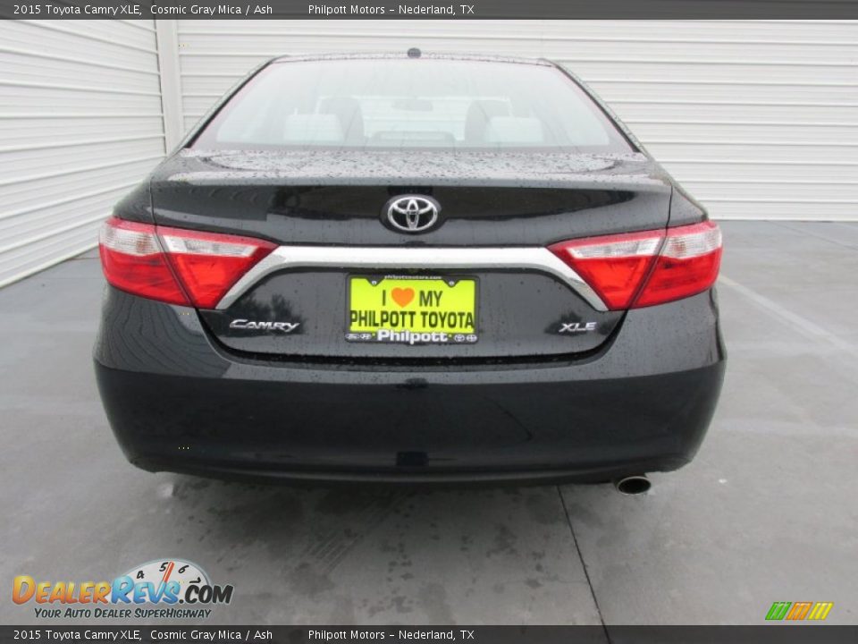 2015 Toyota Camry XLE Cosmic Gray Mica / Ash Photo #5