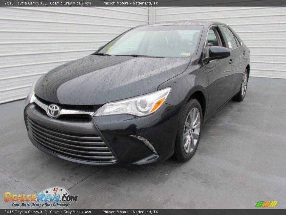 2015 Toyota Camry XLE Cosmic Gray Mica / Ash Photo #7