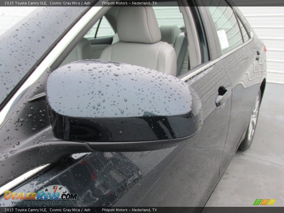 2015 Toyota Camry XLE Cosmic Gray Mica / Ash Photo #12