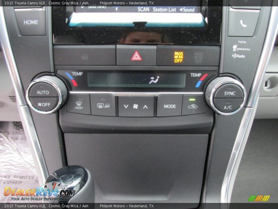 2015 Toyota Camry XLE Cosmic Gray Mica / Ash Photo #28