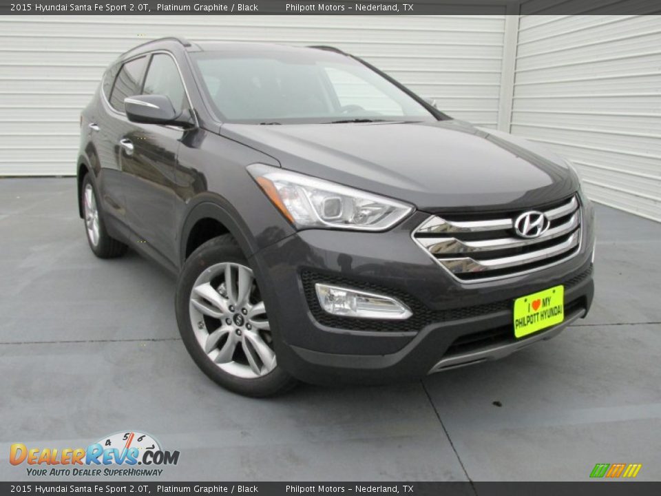 2015 Hyundai Santa Fe Sport 2.0T Platinum Graphite / Black Photo #1