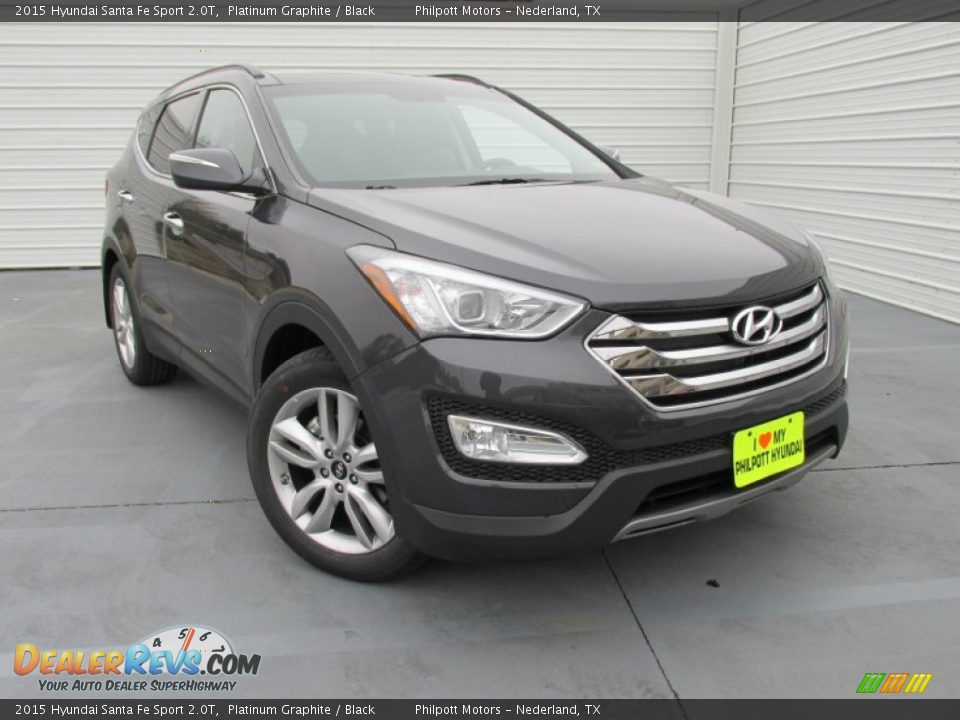 2015 Hyundai Santa Fe Sport 2.0T Platinum Graphite / Black Photo #2