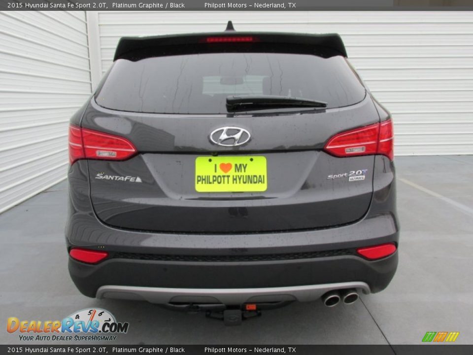 2015 Hyundai Santa Fe Sport 2.0T Platinum Graphite / Black Photo #5