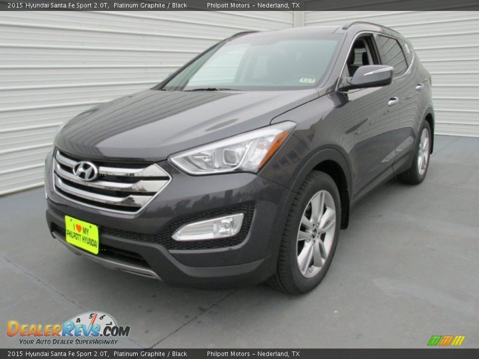 2015 Hyundai Santa Fe Sport 2.0T Platinum Graphite / Black Photo #7