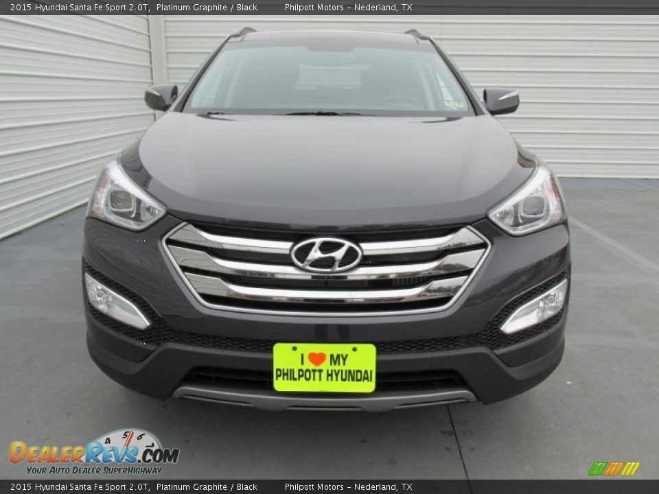 2015 Hyundai Santa Fe Sport 2.0T Platinum Graphite / Black Photo #8