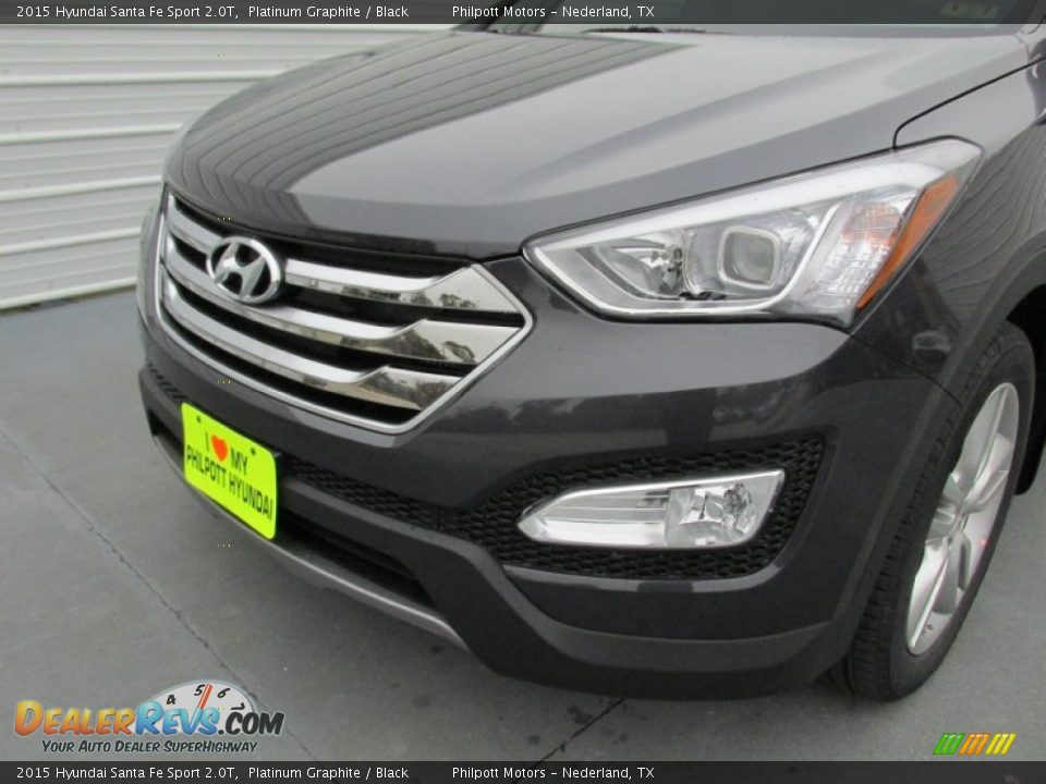 2015 Hyundai Santa Fe Sport 2.0T Platinum Graphite / Black Photo #10