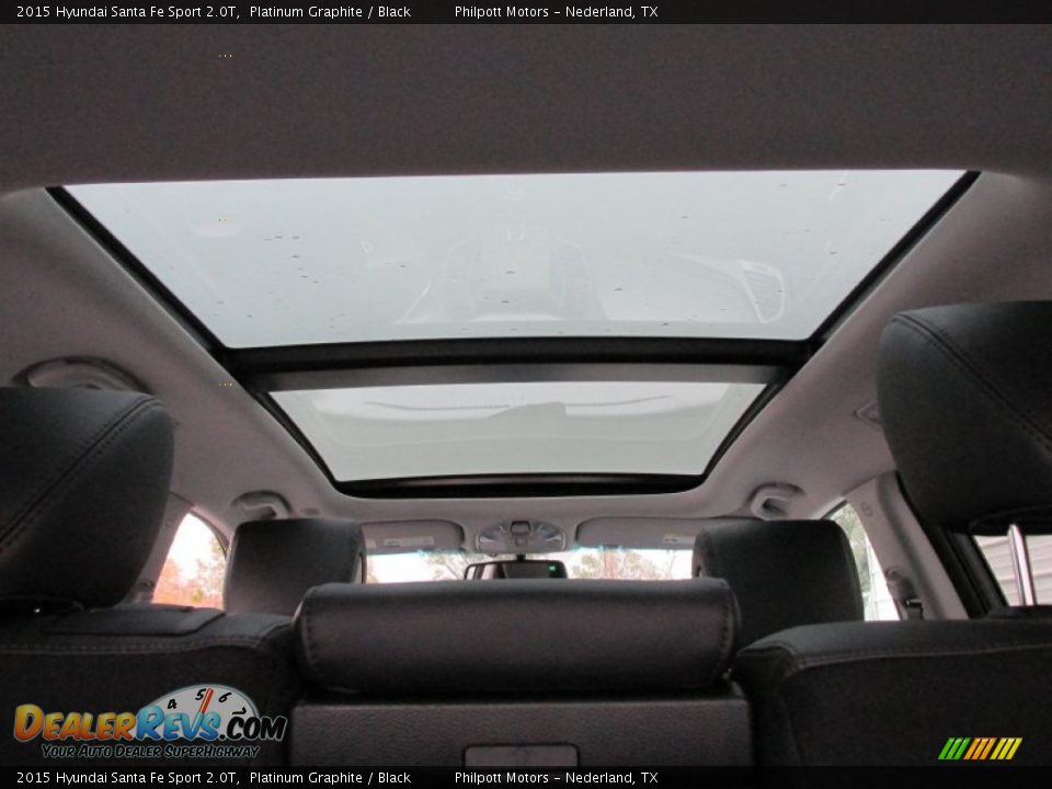 2015 Hyundai Santa Fe Sport 2.0T Platinum Graphite / Black Photo #20