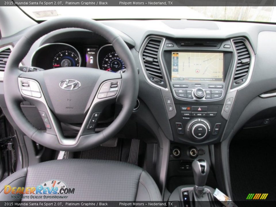 2015 Hyundai Santa Fe Sport 2.0T Platinum Graphite / Black Photo #28