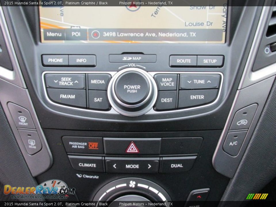 2015 Hyundai Santa Fe Sport 2.0T Platinum Graphite / Black Photo #31