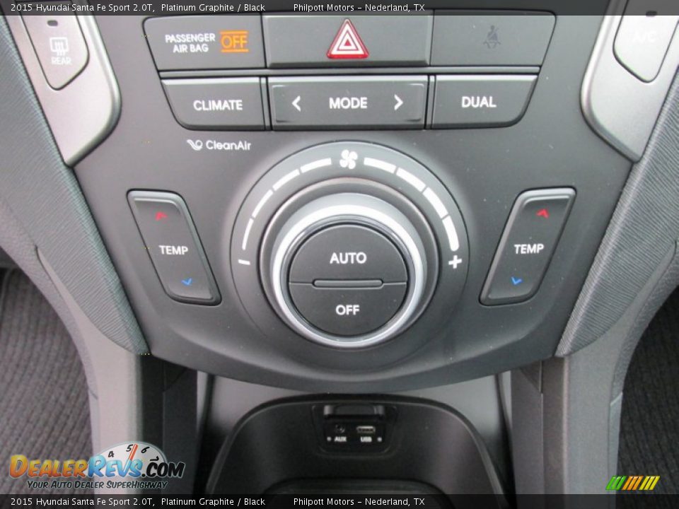 2015 Hyundai Santa Fe Sport 2.0T Platinum Graphite / Black Photo #32