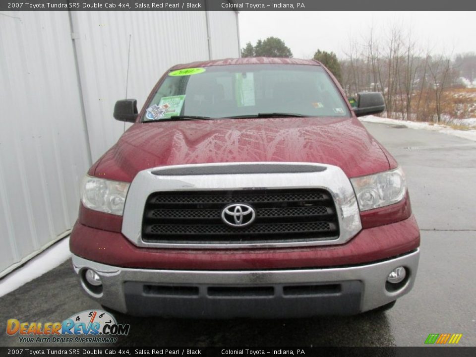 2007 Toyota Tundra SR5 Double Cab 4x4 Salsa Red Pearl / Black Photo #10