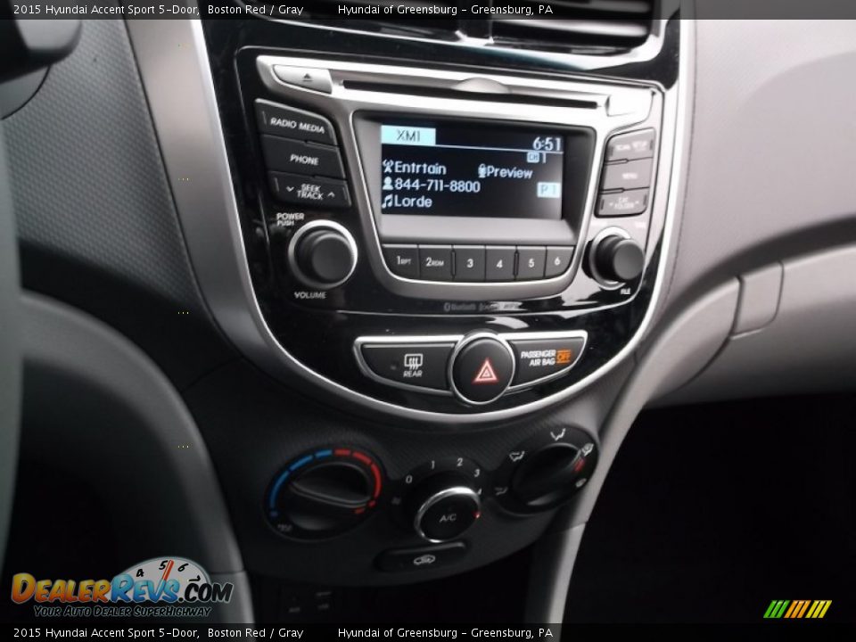 Controls of 2015 Hyundai Accent Sport 5-Door Photo #12