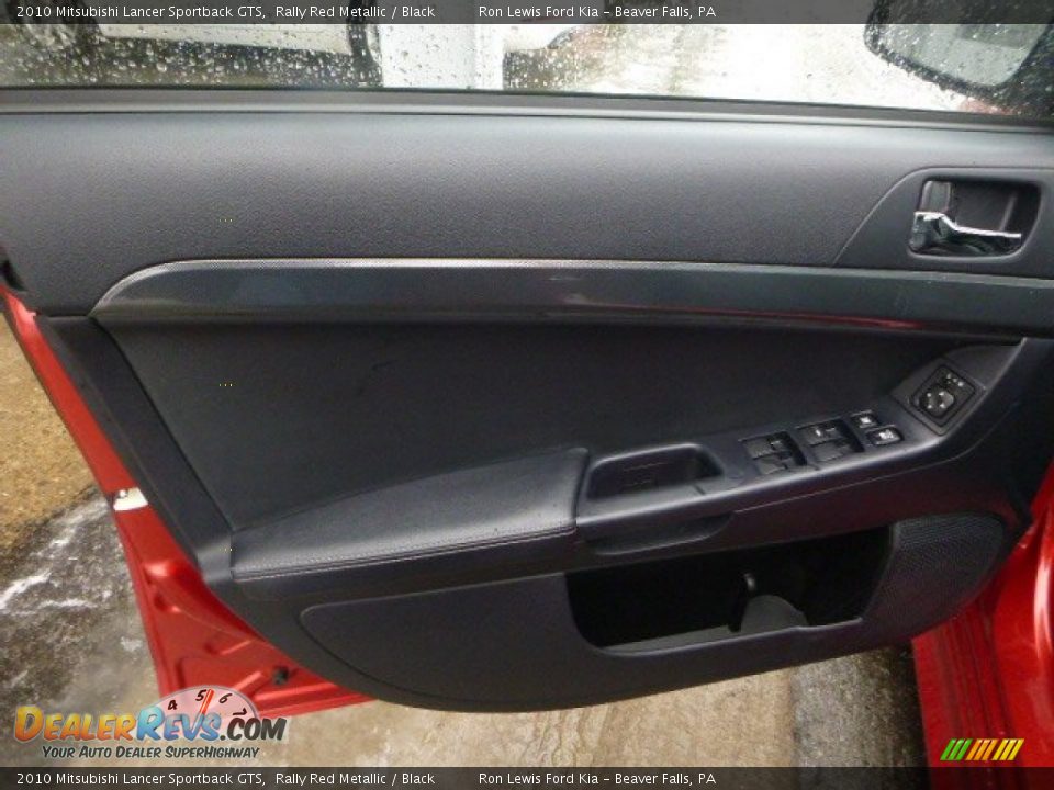 2010 Mitsubishi Lancer Sportback GTS Rally Red Metallic / Black Photo #16
