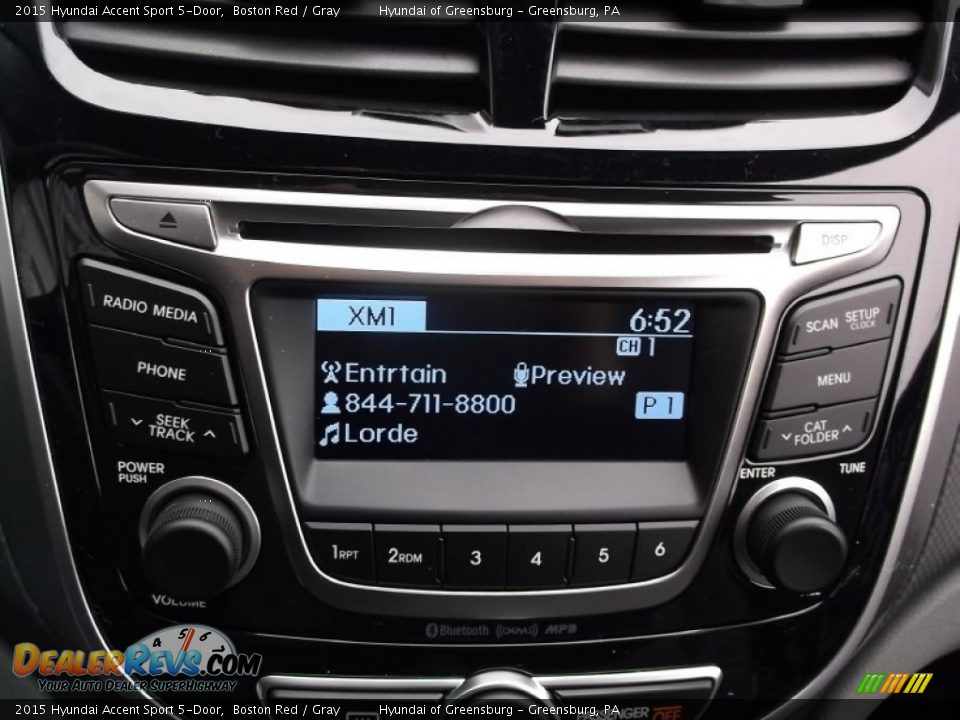 Audio System of 2015 Hyundai Accent Sport 5-Door Photo #13