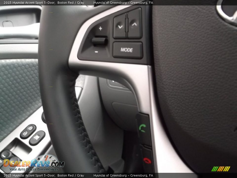 Controls of 2015 Hyundai Accent Sport 5-Door Photo #15