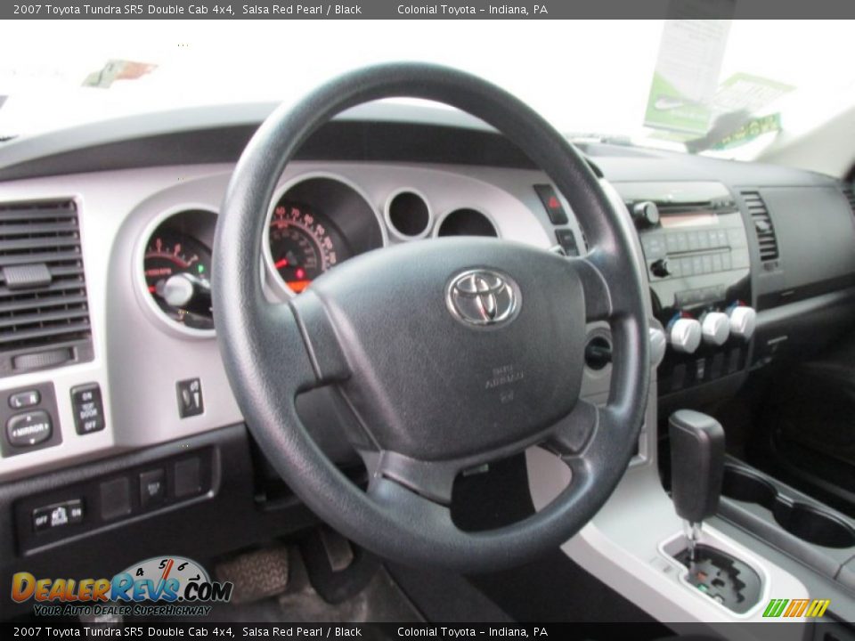 2007 Toyota Tundra SR5 Double Cab 4x4 Salsa Red Pearl / Black Photo #15