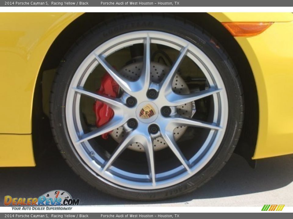 2014 Porsche Cayman S Racing Yellow / Black Photo #8