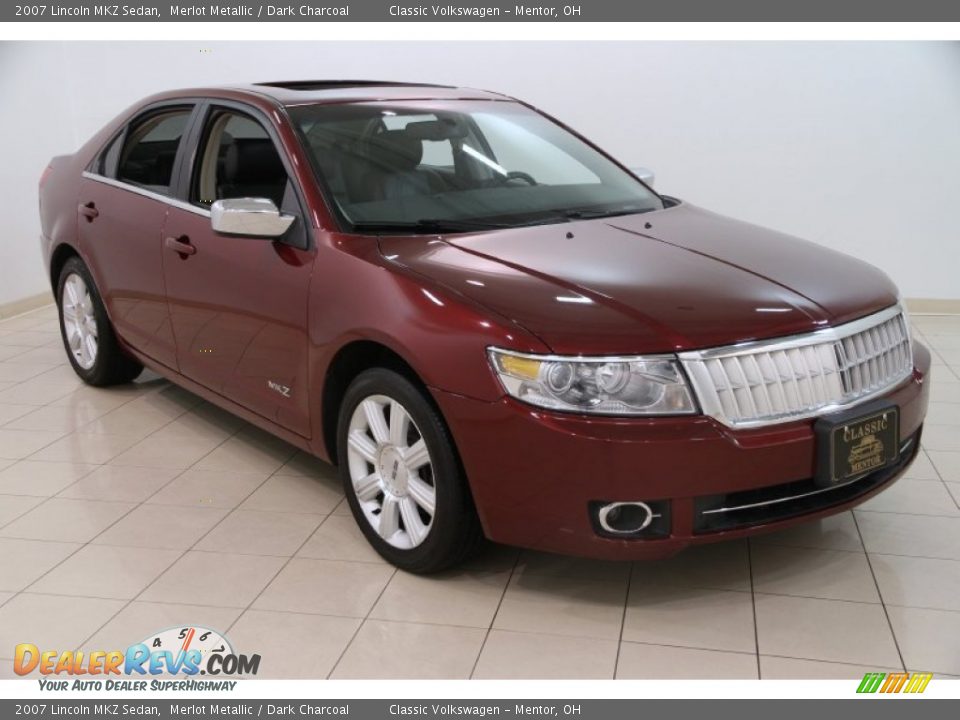 2007 Lincoln MKZ Sedan Merlot Metallic / Dark Charcoal Photo #1