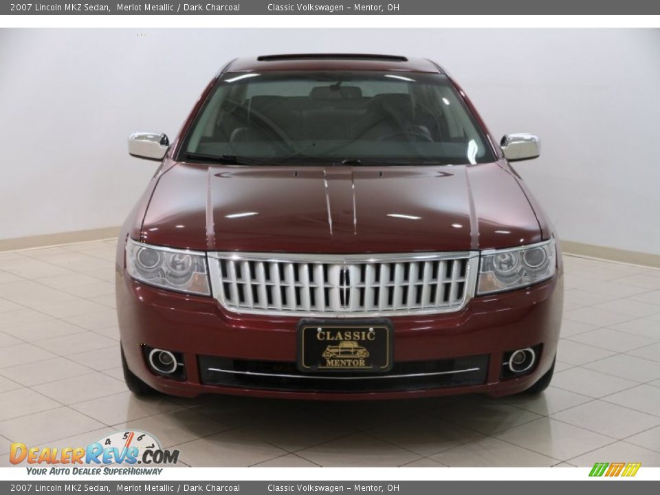 2007 Lincoln MKZ Sedan Merlot Metallic / Dark Charcoal Photo #2