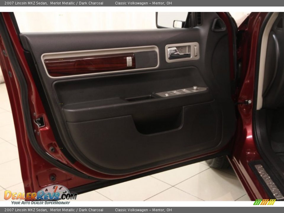 2007 Lincoln MKZ Sedan Merlot Metallic / Dark Charcoal Photo #4