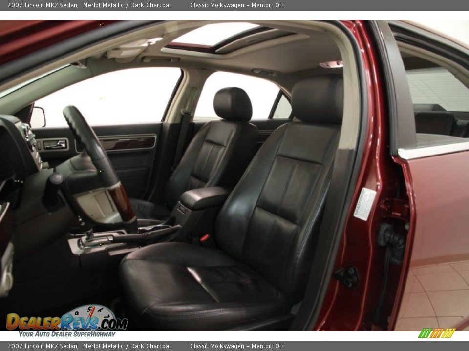 2007 Lincoln MKZ Sedan Merlot Metallic / Dark Charcoal Photo #5