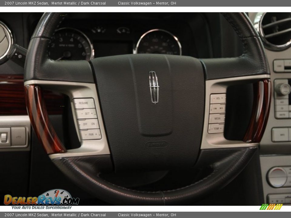 2007 Lincoln MKZ Sedan Merlot Metallic / Dark Charcoal Photo #6