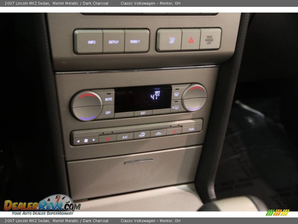 2007 Lincoln MKZ Sedan Merlot Metallic / Dark Charcoal Photo #9