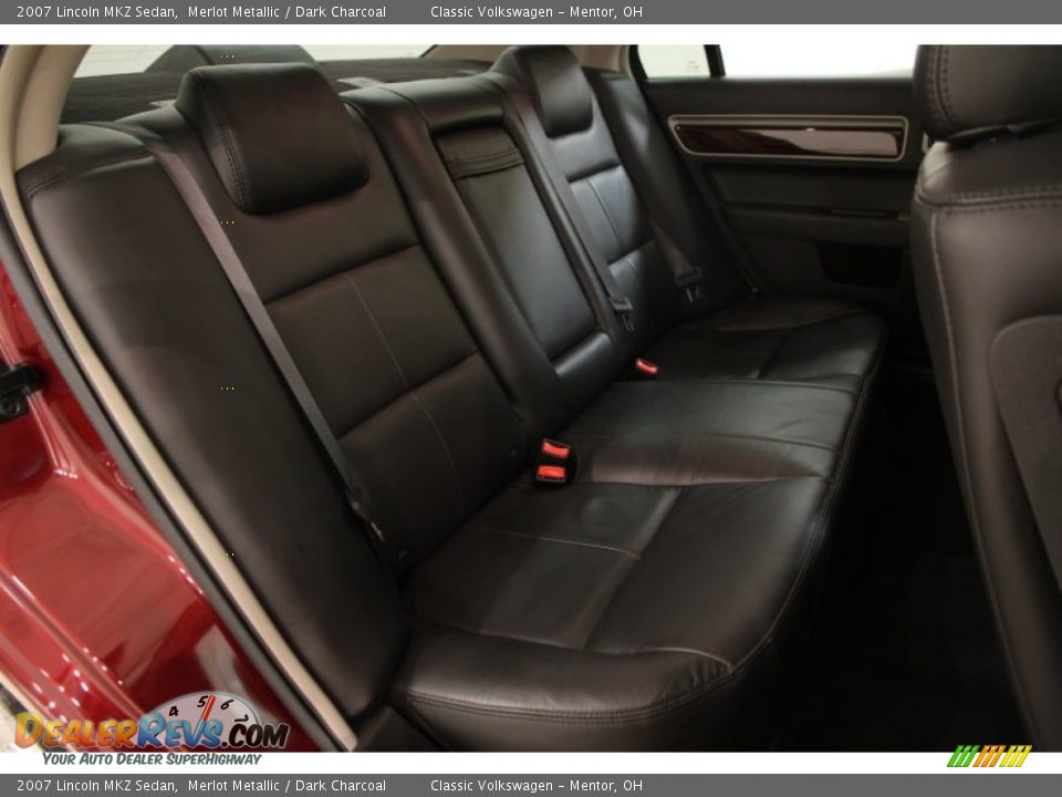 2007 Lincoln MKZ Sedan Merlot Metallic / Dark Charcoal Photo #12