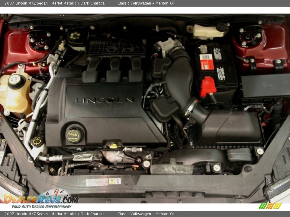 2007 Lincoln MKZ Sedan Merlot Metallic / Dark Charcoal Photo #15