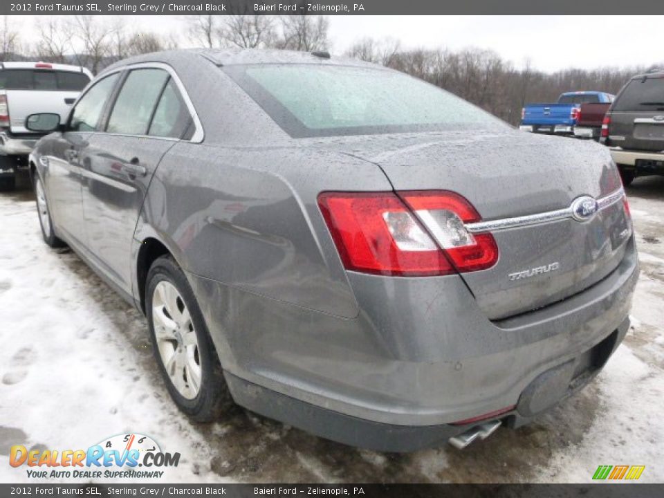 2012 Ford Taurus SEL Sterling Grey / Charcoal Black Photo #4