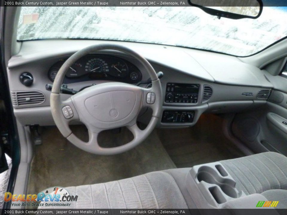 Taupe Interior - 2001 Buick Century Custom Photo #8