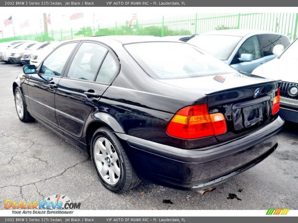 2002 BMW 3 Series 325i Sedan Jet Black / Black Photo #8