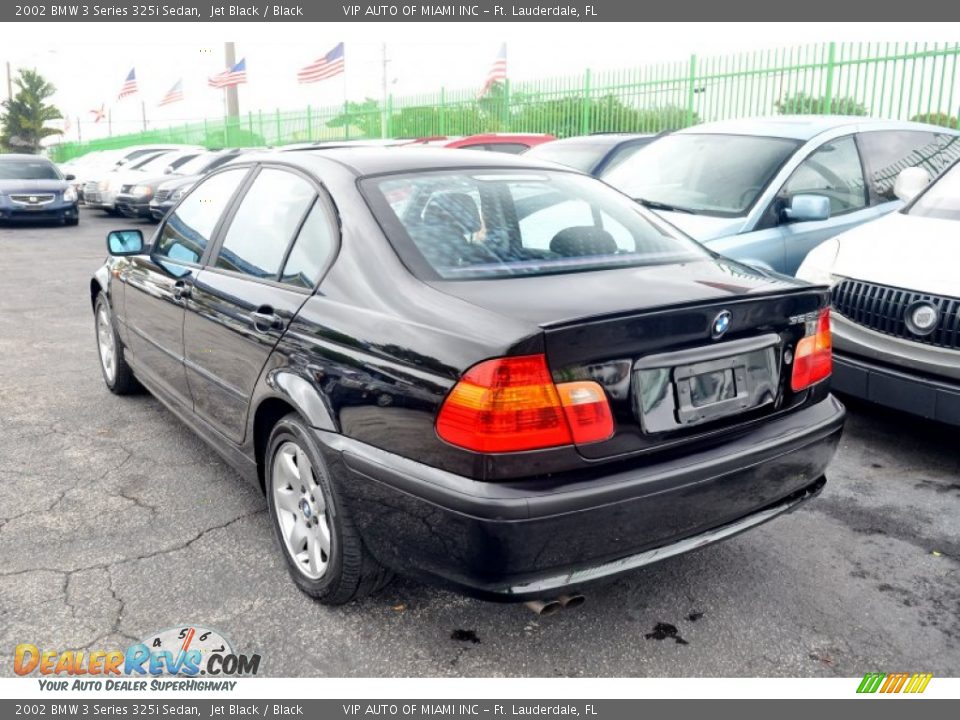 2002 BMW 3 Series 325i Sedan Jet Black / Black Photo #11