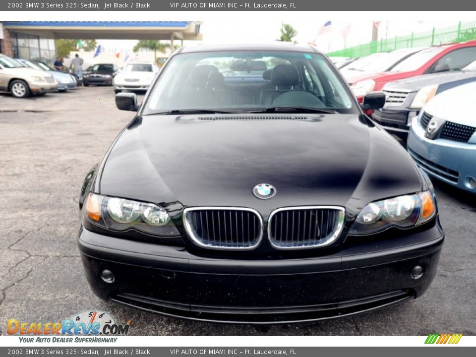 2002 BMW 3 Series 325i Sedan Jet Black / Black Photo #29