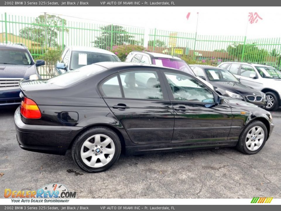 2002 BMW 3 Series 325i Sedan Jet Black / Black Photo #34