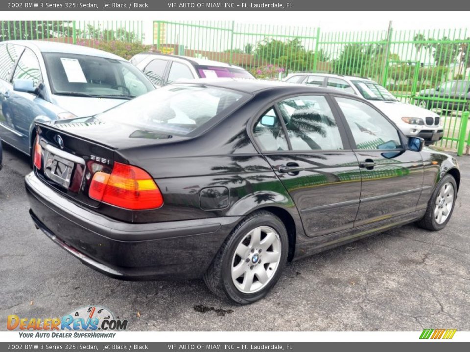 2002 BMW 3 Series 325i Sedan Jet Black / Black Photo #35